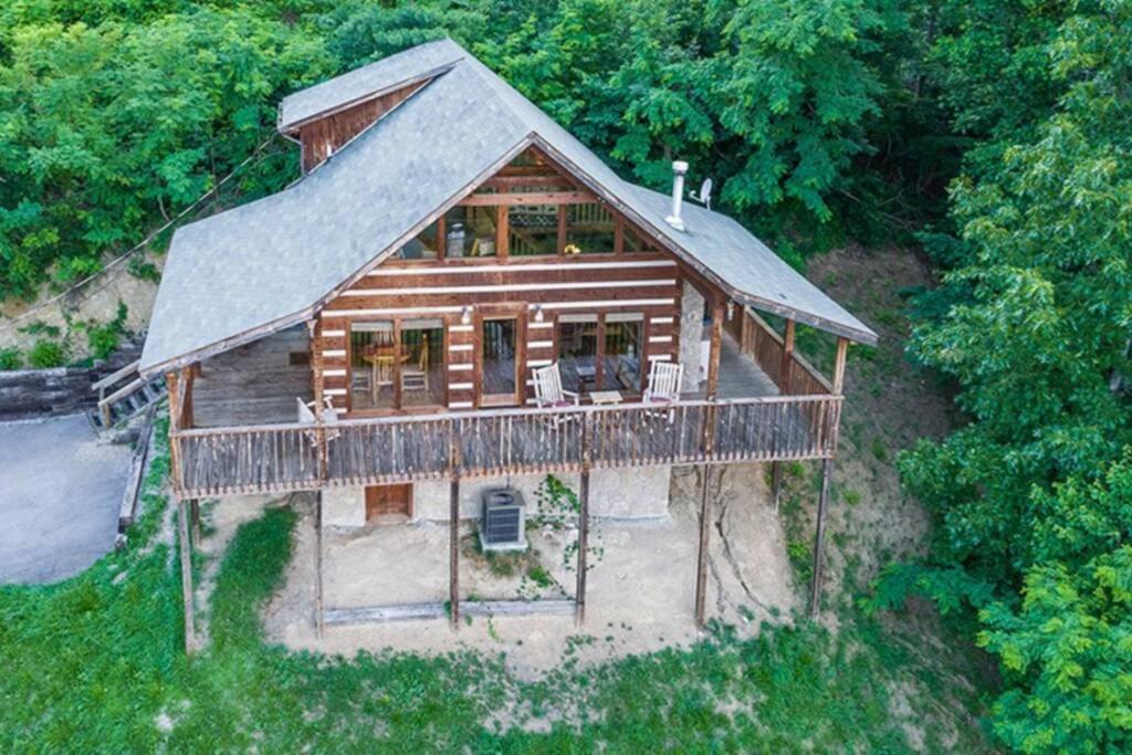 View! Private! Hot Tub,Pool Table,Fireplace,Relax! Sevierville Luaran gambar