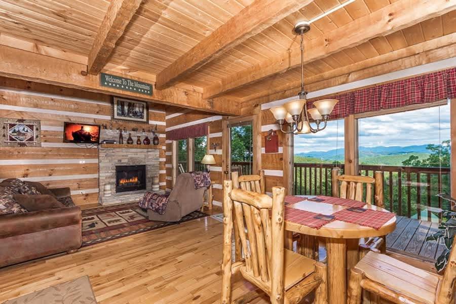 View! Private! Hot Tub,Pool Table,Fireplace,Relax! Sevierville Luaran gambar